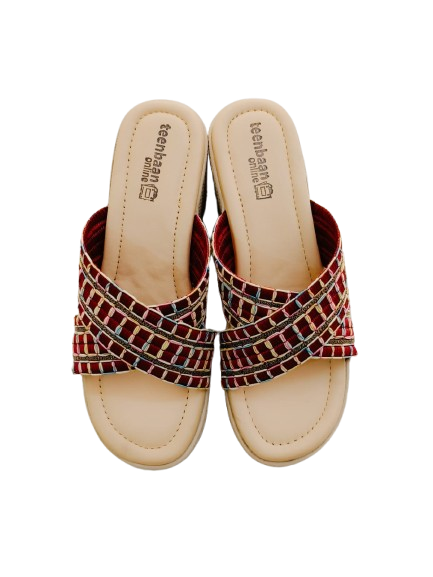 Multi Color Cross Wedges