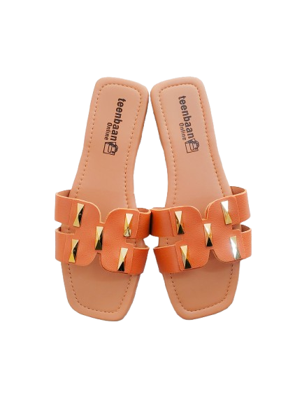 Gold Bar Flip-Flop
