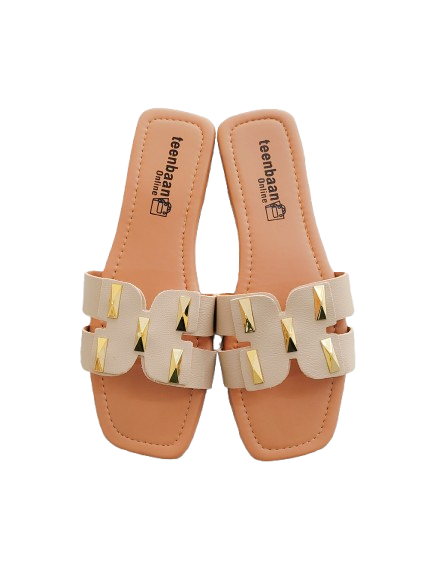 Gold Bar Flip-Flop