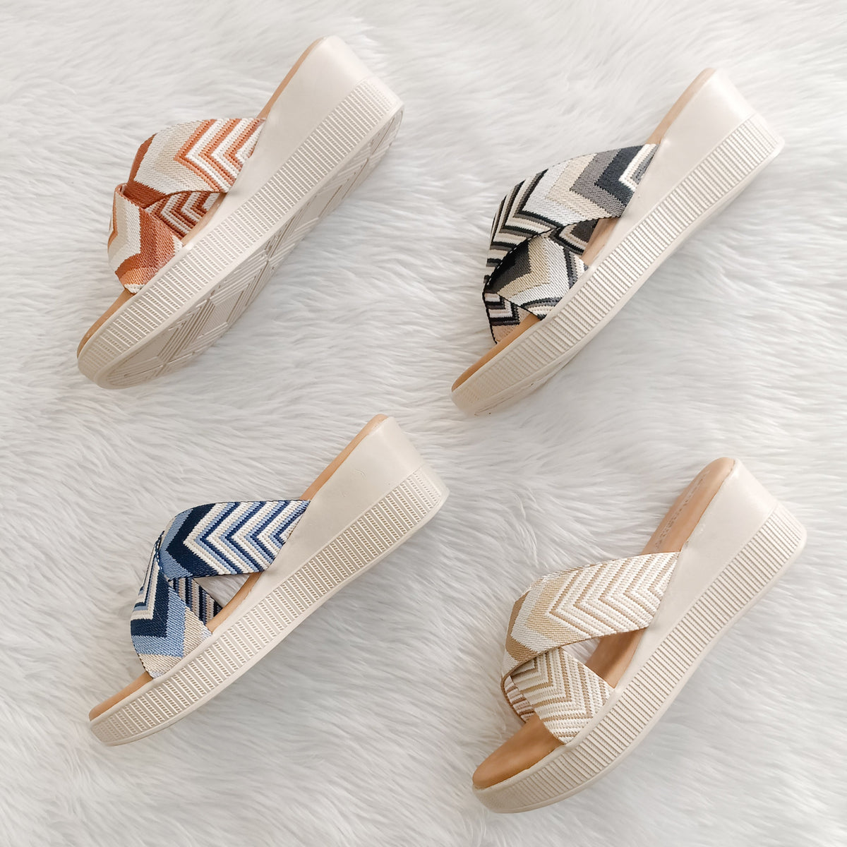 X Strap Wedges