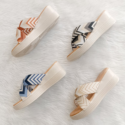 X Strap Wedges
