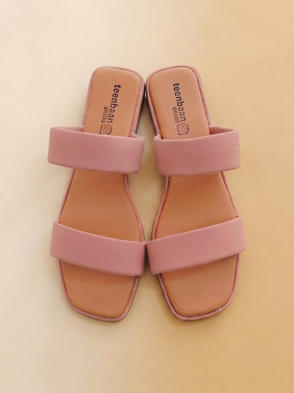 Dual strap flip flop